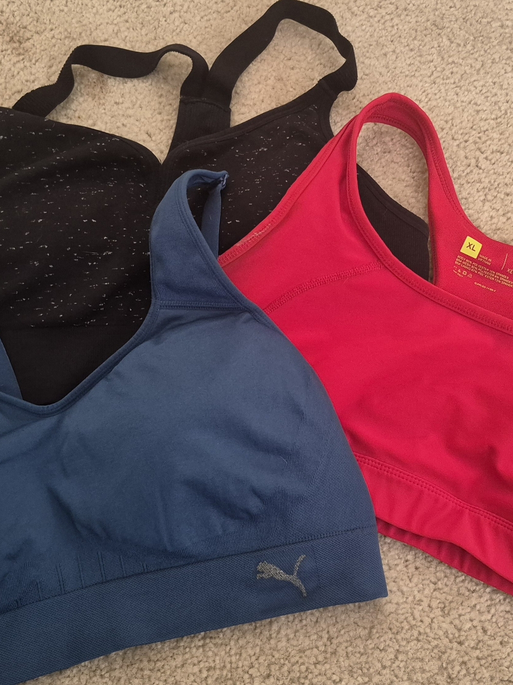 3 SIZE XL Sports Bras